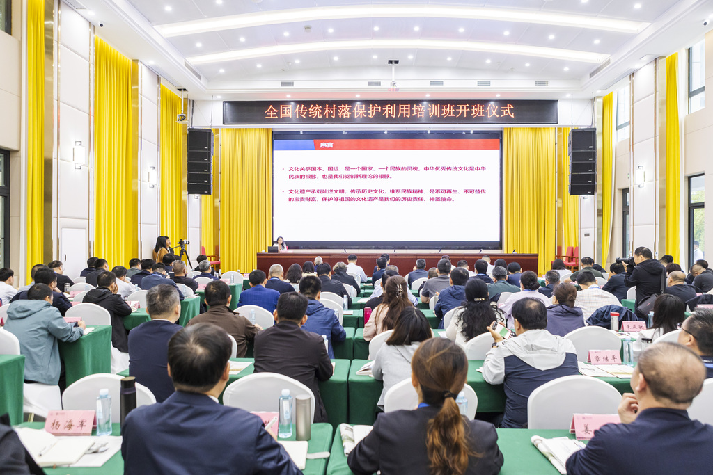 全国传统村落保护利用培训班在渝举行。受访者供图