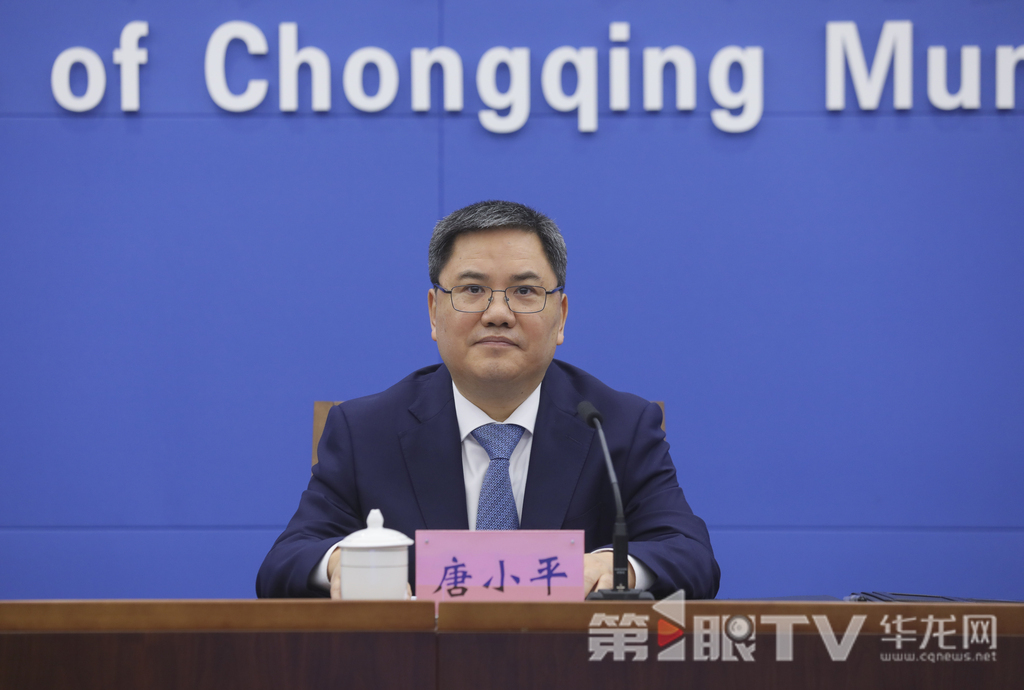 10月16日，“高质量完成‘十四五’规划 谱写中国式现代化重庆篇章”系列主题新闻发布会（第二十五场）举行，本场介绍“十四五”时期重庆住房城乡建设高质量发展成效。图为市住房城乡建委党组书记、主任唐小平介绍有关情况。第1眼TV-华龙网首席记者 李文科 摄