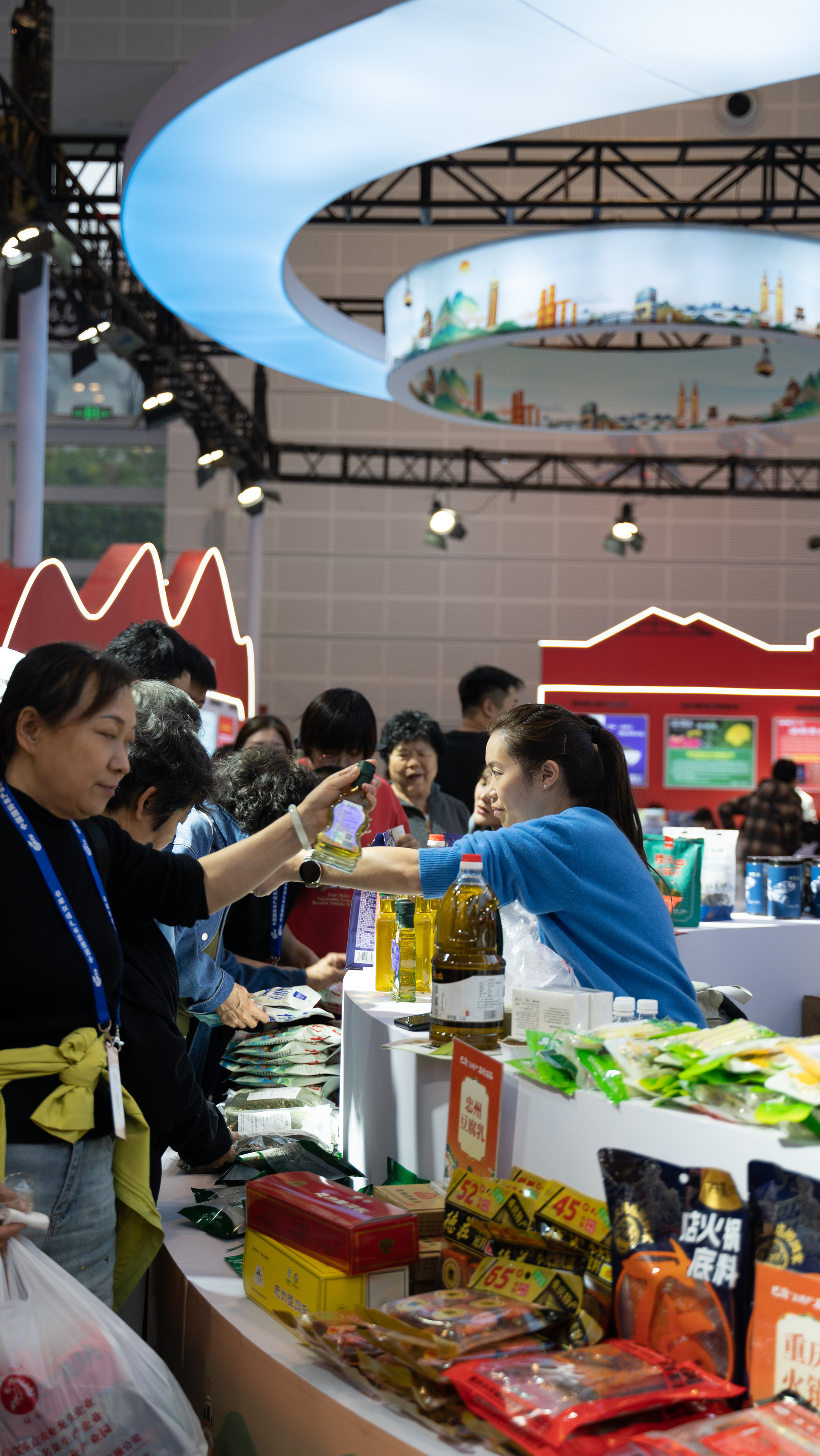 展会现场。市农业农村委供图