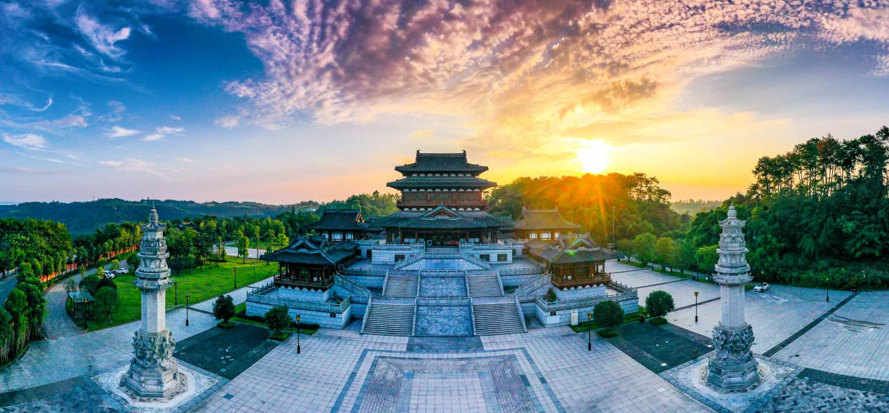 大足石刻宝顶山景区。受访者供图