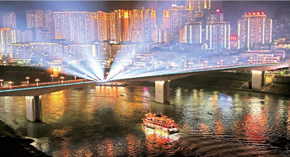 游船夜游乌江