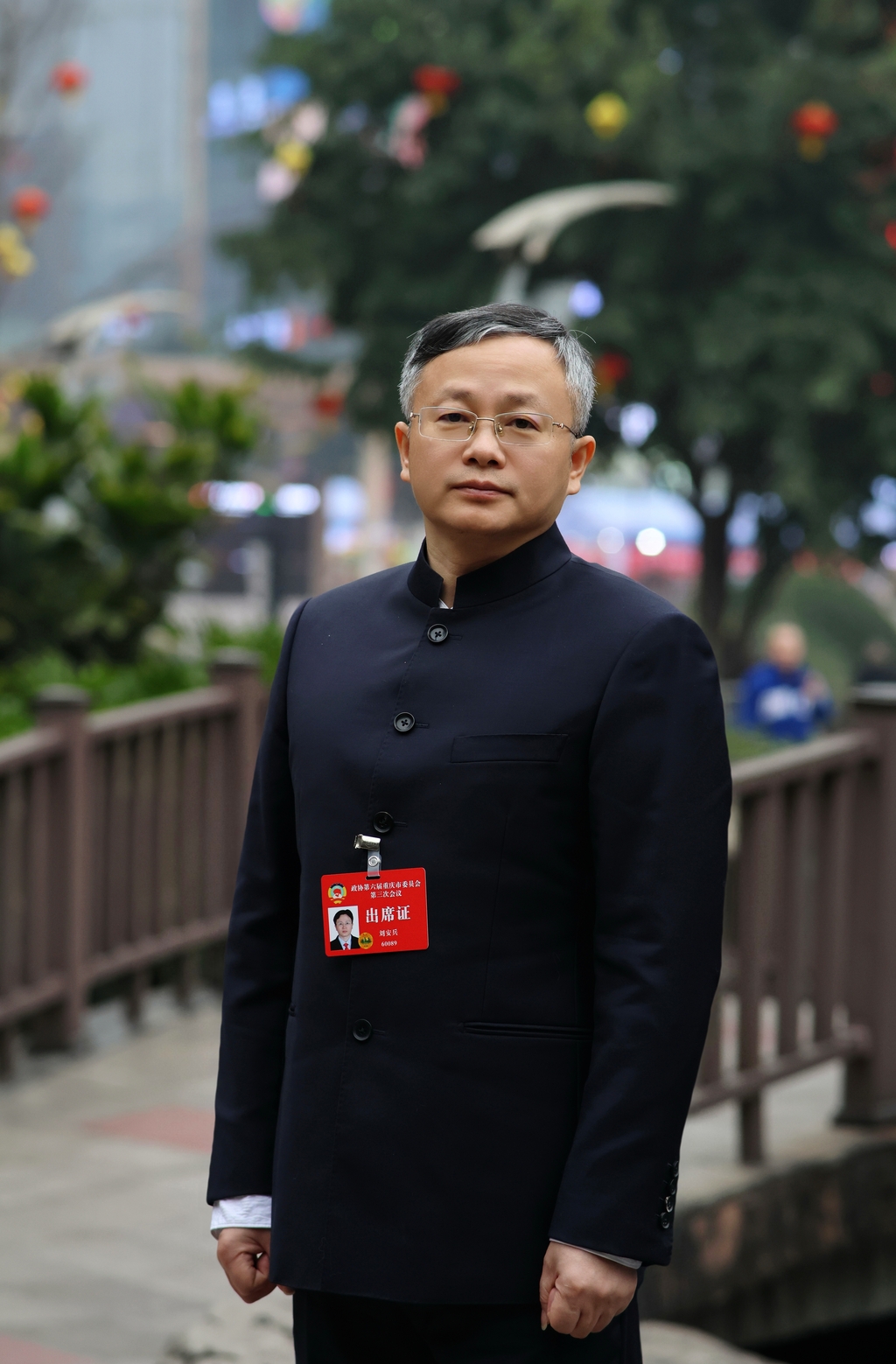 市政协委员刘安兵 记者 周小烨 摄