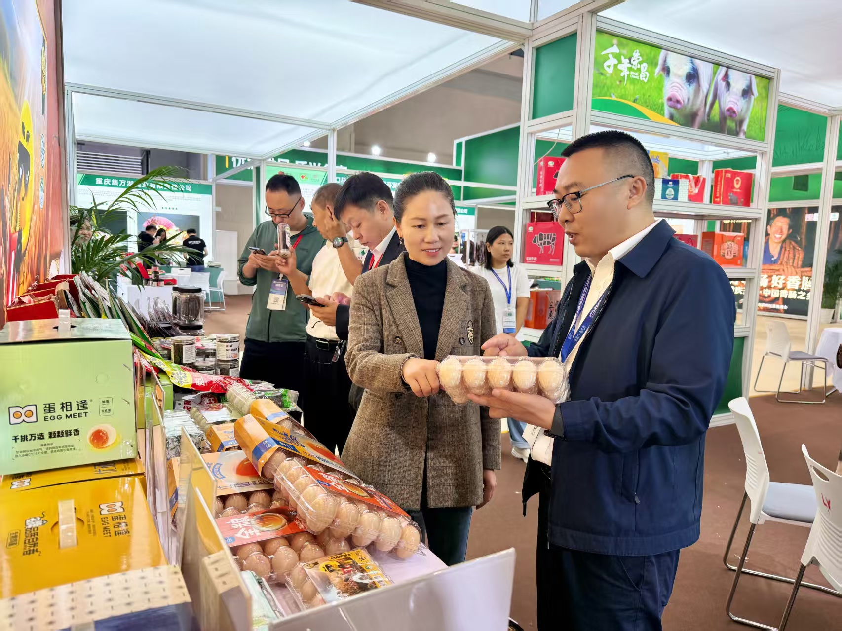 重庆举办食农产业生态大会 荣昌农产品成“香饽饽”