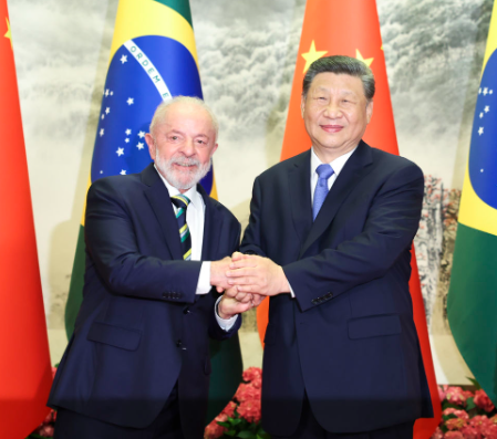 习近平同巴西总统卢拉会谈