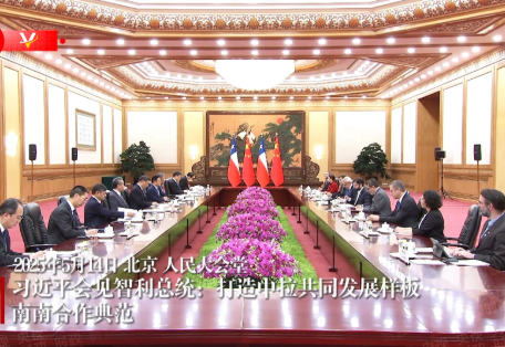 独家视频丨习近平会见智利总统：打造中拉共同发展样板 南南合作典范