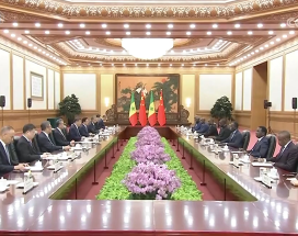 习近平会见塞内加尔总理松科