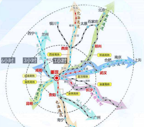 重庆“米”字型高铁网书写重要“一捺”
