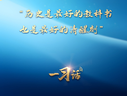 一習話丨“歷史是最好的教科書，也是最好的清醒劑”