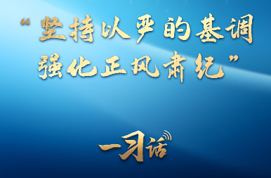 一習話丨“堅持以嚴的基調強化正風肅紀”