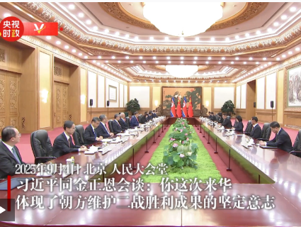 独家视频丨习近平同金正恩会谈：你这次来华 体现了朝方维护二战胜利成果的坚定意志