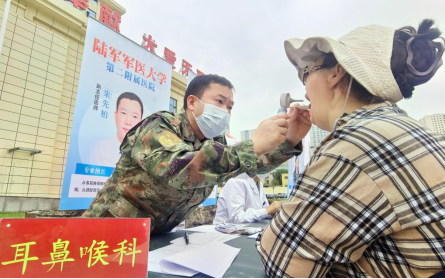 健康惠民暖民心 联袂义诊献礼建军节520