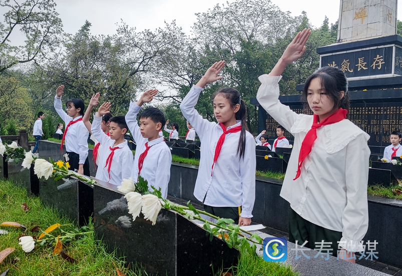 晏家实验小学师生代表