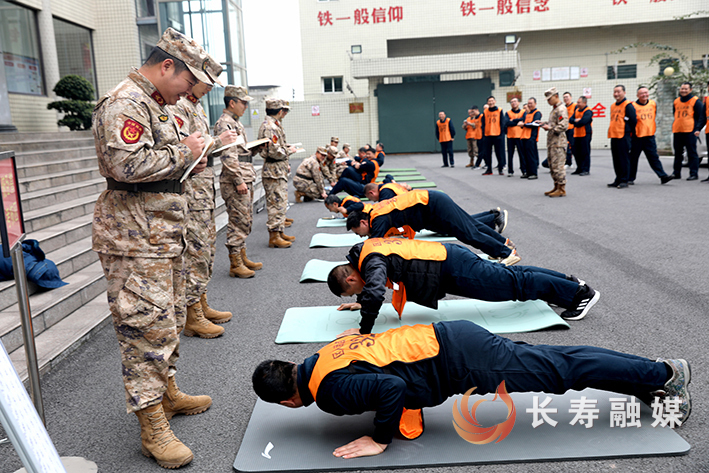 长寿区人武部开展专武干部军事考核 (4)