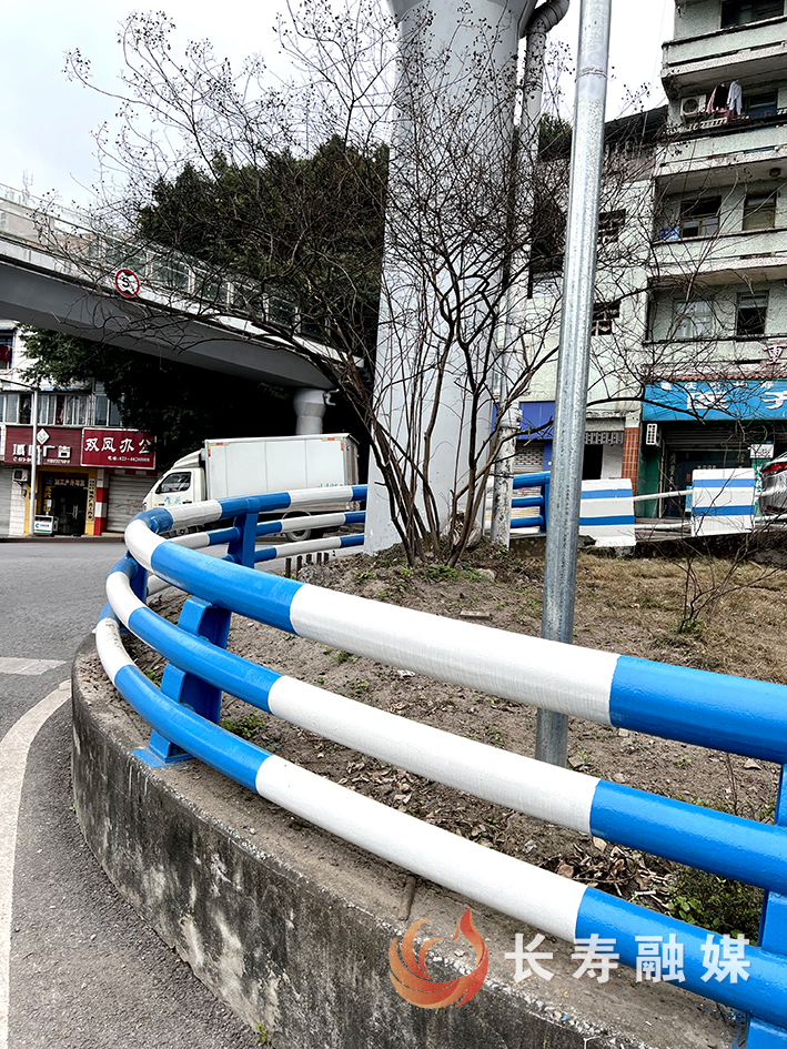 长寿9000余米人行护栏全面焕新 (1)