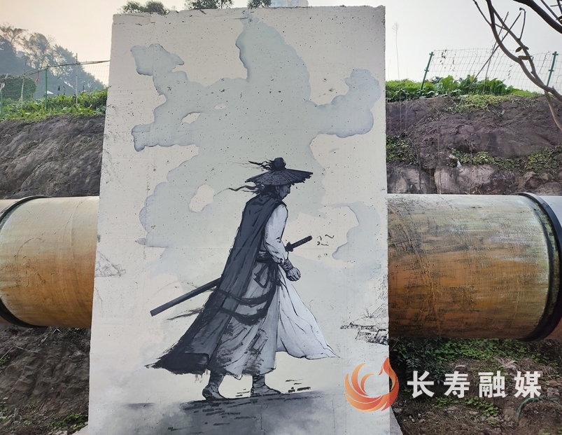 三洞沟健身步道文化景观工程初步完工2