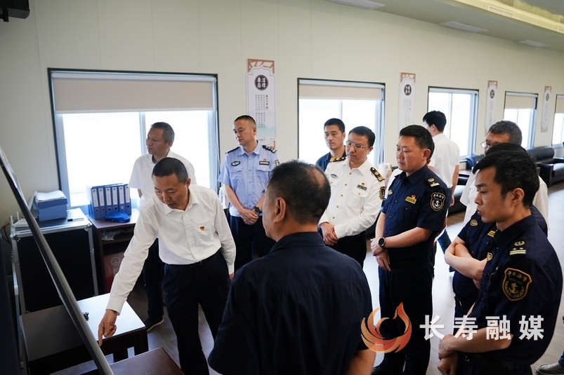 长江长寿段开展通航安全联合推演2