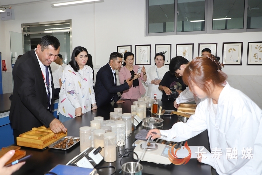 乌兹别克斯坦职教团到访重庆化工职院开展交流1