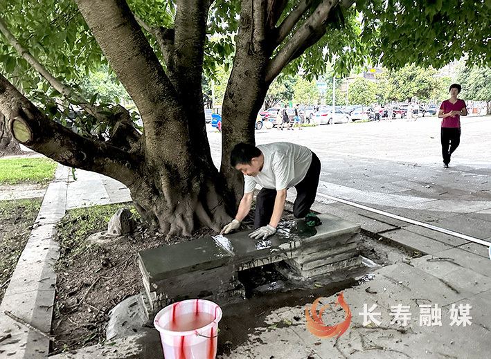 六旬老人用心用情当好“城市管家” (2)