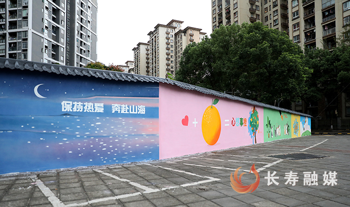 多彩墙绘扮靓城市公共空间 (2)