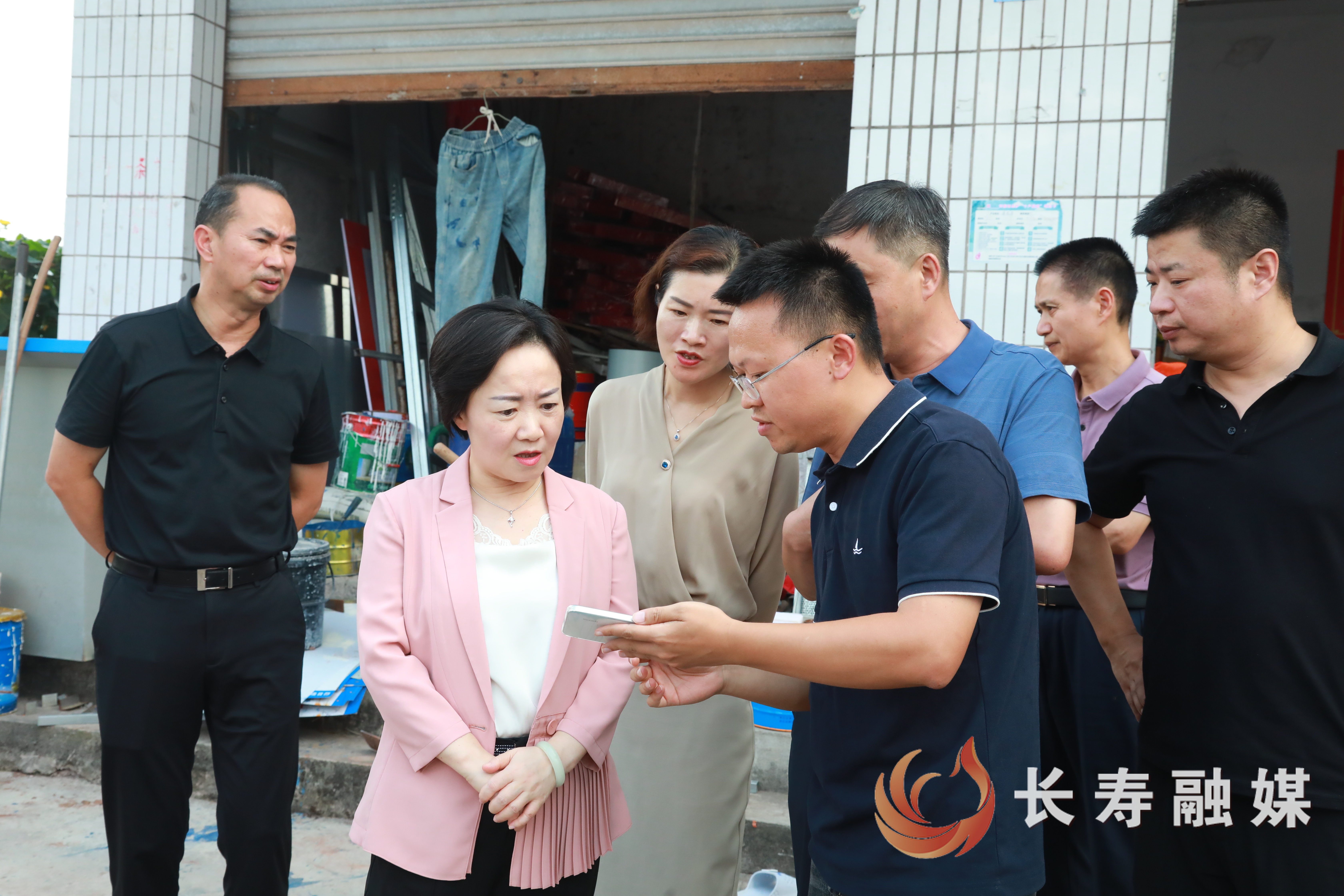 (师明萌)区领导调研焦家河河长制工作开展情况2