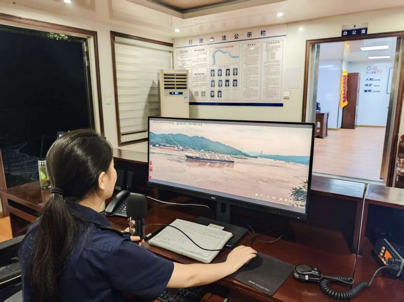 入汛最大洪峰顺利过境长寿段2