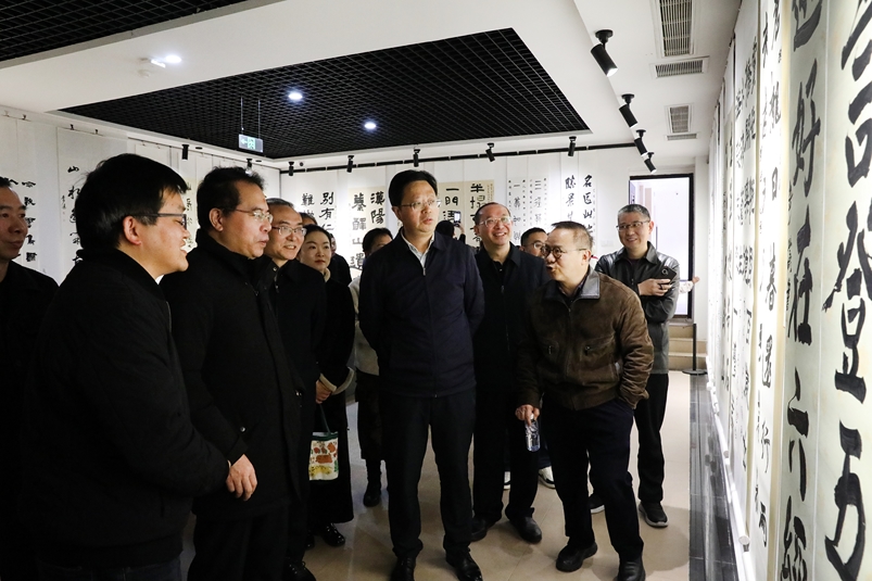 重庆市首届楹联书法作品展在我区开幕2