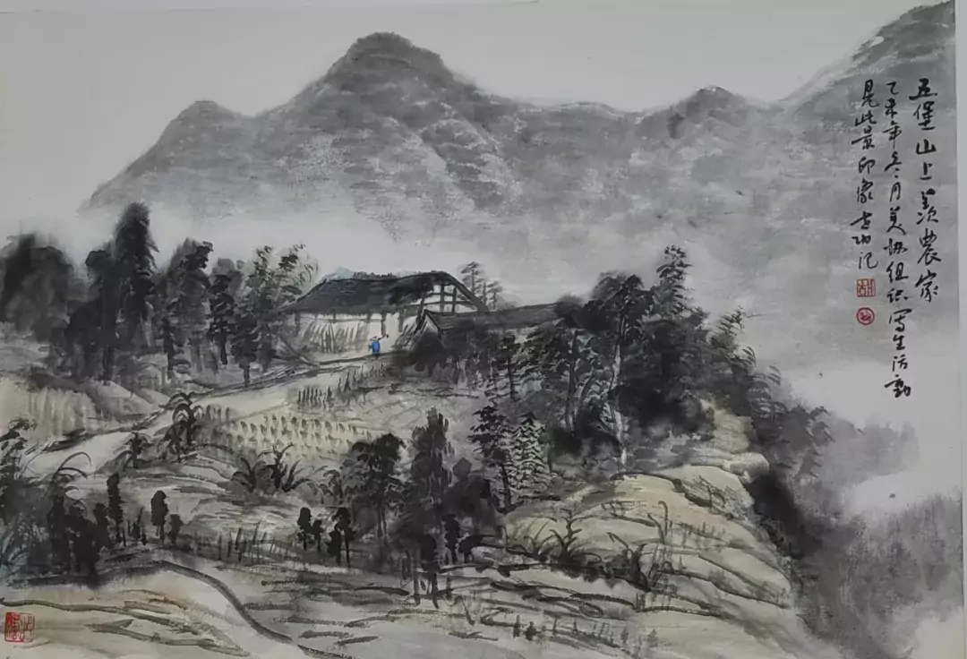 五堡山上有农家