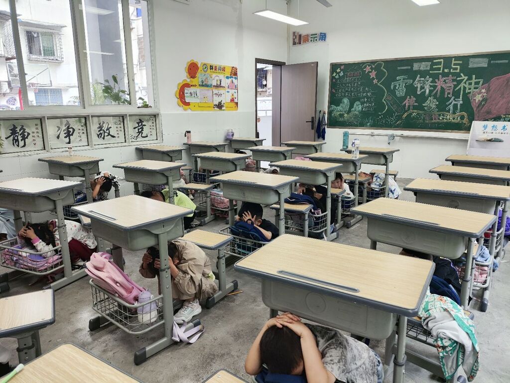应急演练现场