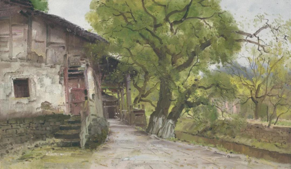 偏岩古镇系列NO·3 布面油画 70×120cm 2019
