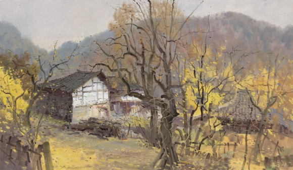 东梨村系列 NO·5 布面油画 70×120cm 2019