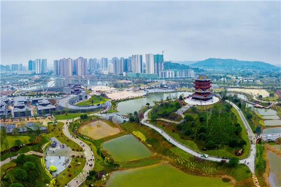 大足“十三五”期间建成重庆最美公园香国公园。特约通讯员 邓小强 摄