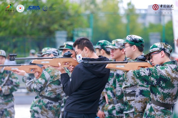 射击项目。重庆市冬运中心供图 华龙网发