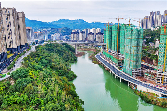 忠县正在打造宜居宜业宜游特色中等城市。通讯员 余鸿 摄