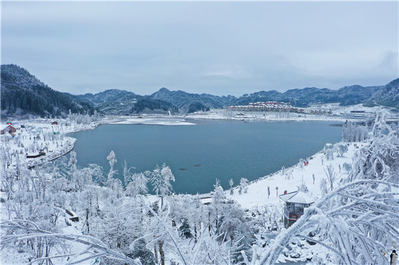 南天湖冬季美景（资料图）。南天湖国家级旅游度假区供图 华龙网发