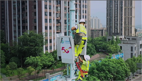 重庆移动在永川区加快5G网络建设和项目应用。重庆移动供图 华龙网发