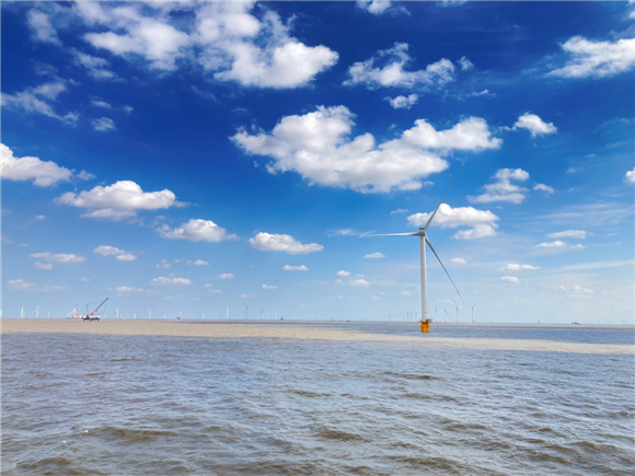 1海上风电项目。中国海装供图