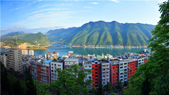 山水港灣旅遊新城 巫山生態環境局供圖 華龍網發