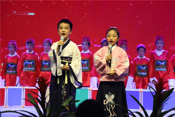 汇报表演现场 树人思贤小学校供图 华龙网发 3汇报表演现场 树人思贤小学校供图 华龙网发