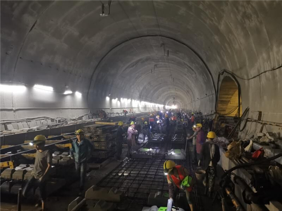 小三峡隧道达到铺轨条件。巫山县委宣传部供图 华龙网发