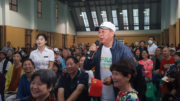 党史问答调动起了观众的积极性    中海黎香湖供图   华龙网发