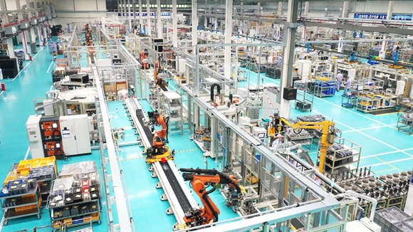 重庆青山工业有限责任公司智能工厂。璧山区委宣传部供图