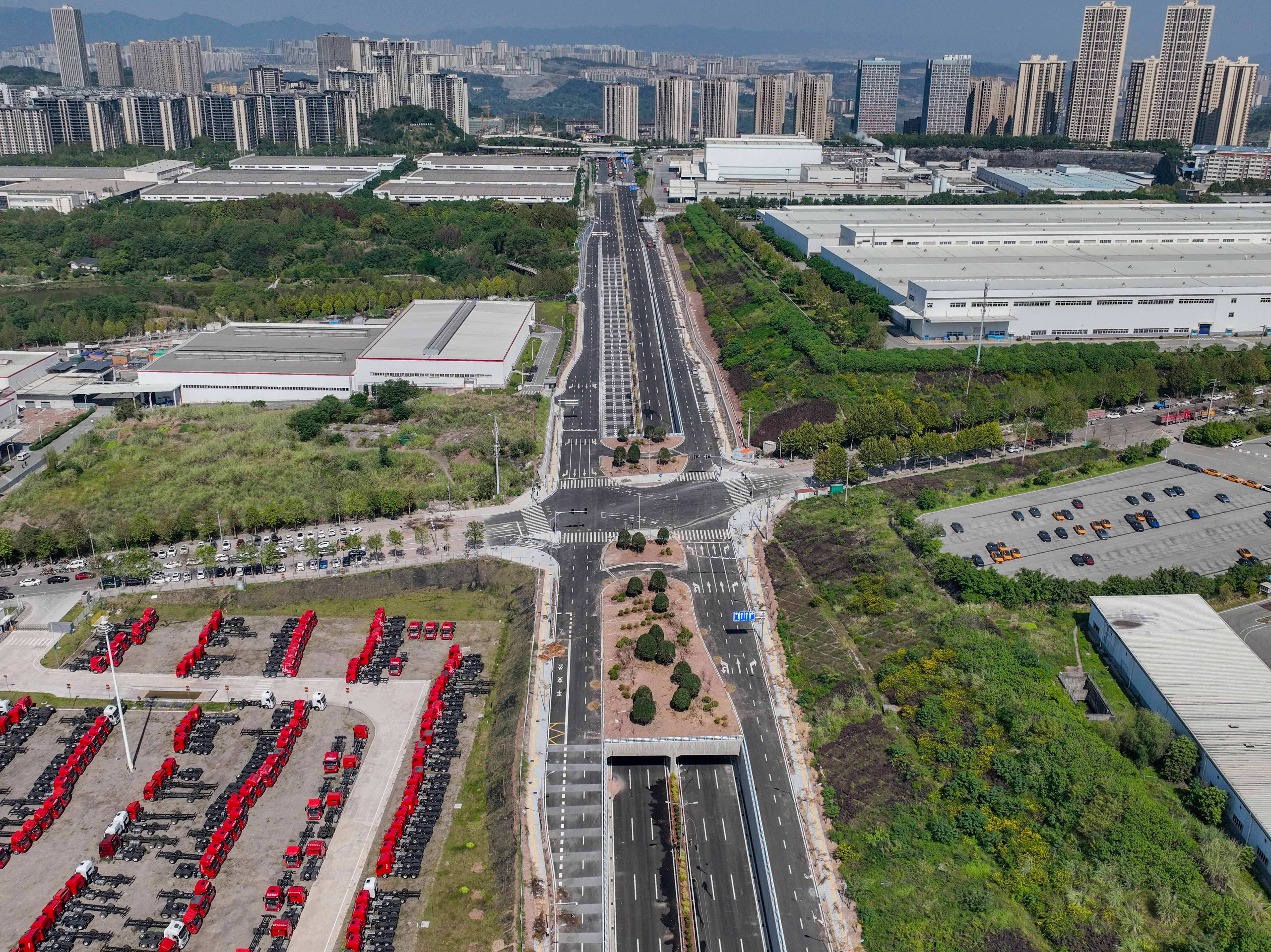 两江新区又一交通节点改造工程年内完工 明年礼嘉到新牌坊最快10分钟2