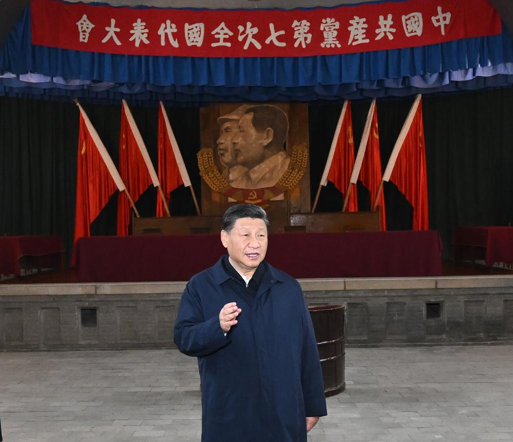 沿着总书记的足迹·新闻多一点|杨家岭中央大礼堂:见证了具有重要里程碑意义的党的七大2