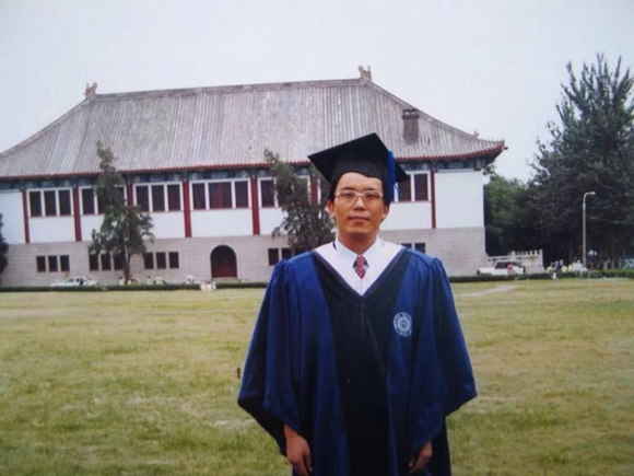 張者在北大讀研。受訪者供圖