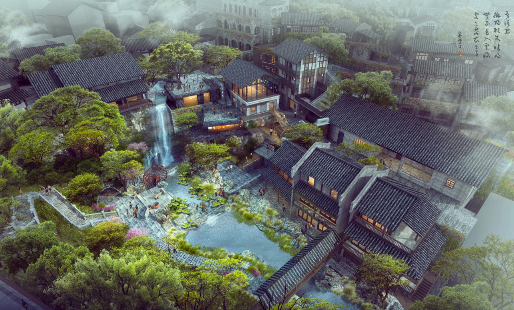 The effect drawing of “Chongqing Family · Xiahaoli". (Picture provided by the interviewed institute)