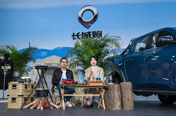 长城炮直播展示区。 长城汽车供图 华龙网发 长城炮直播展示区。 长城汽车供图 华龙网发