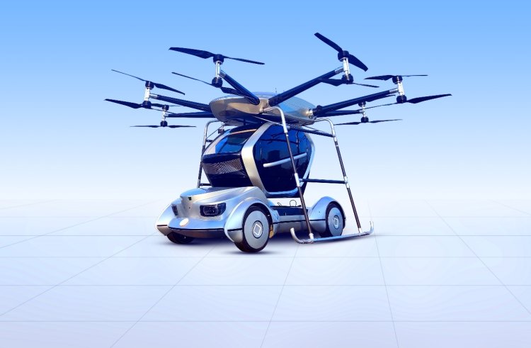 项昌乐院士团队研发的智能分体式飞行汽车。市科技局供图