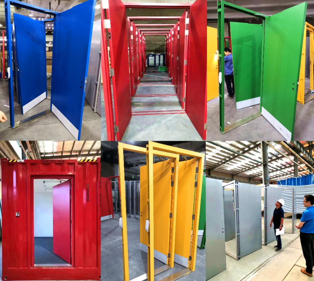 Mexin doors of various colors are used in the lounges, dining rooms, VIP boxes, reception rooms, bathrooms and other places in the stadium. (Picture provided by the interviewed enterprise)