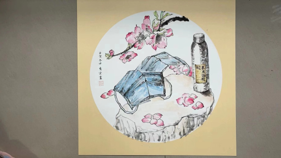 《花开疫散》田有宏