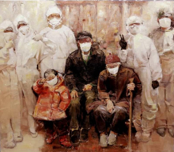 漆晓勇《爱的力量》 油画 漆晓勇《爱的力量》 油画